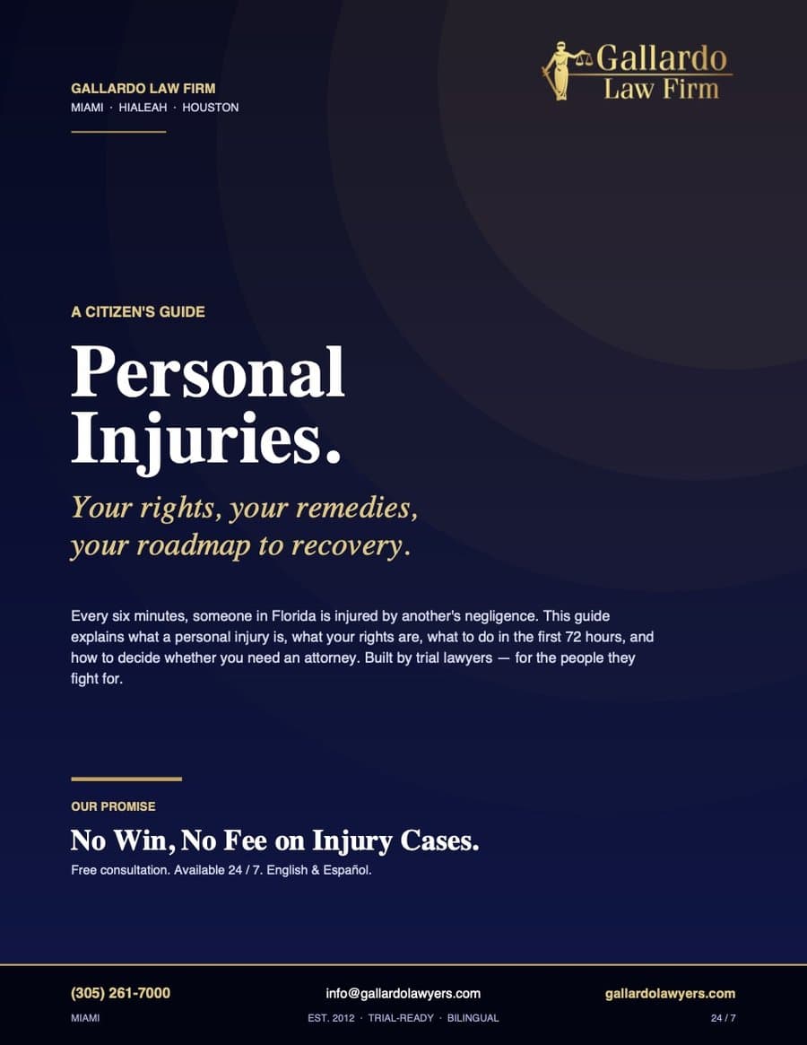 Personal Injury Survival Guide — cover